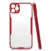 Mey İthalat®   iPhone 11 Pro Kılıf Platin Silikon - Kırmızı