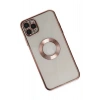 Mey İthalat®   iPhone 11 Pro Kılıf Slot Silikon - Rose Gold