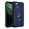 Mey İthalat®   iPhone 11 Pro Kılıf Sofya Yüzüklü Silikon Kapak - Lacivert