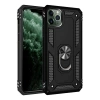 Mey İthalat®   iPhone 11 Pro Kılıf Sofya Yüzüklü Silikon Kapak - Siyah