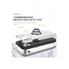 Mey İthalat®   iPhone 11 Pro Max Kılıf Elit Yüzüklü Kapak - Gümüş