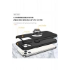 Mey İthalat®   iPhone 11 Pro Max Kılıf Elit Yüzüklü Kapak - Siyah