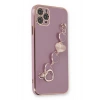 Mey İthalat®   iPhone 11 Pro Max Kılıf Esila Silikon - Mor
