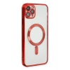 Mey İthalat®   iPhone 11 Pro Max Kılıf Kross Magneticsafe Kapak - Kırmızı