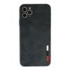 Mey İthalat®   iPhone 11 Pro Max Kılıf Loop Deri Silikon - Lacivert