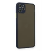 Mey İthalat®   iPhone 11 Pro Max Kılıf Montreal Silikon Kapak - Lacivert