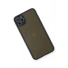 Mey İthalat®   iPhone 11 Pro Max Kılıf Montreal Silikon Kapak - Lacivert