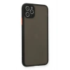 Mey İthalat®   iPhone 11 Pro Max Kılıf Montreal Silikon Kapak - Siyah