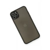 Mey İthalat®   iPhone 11 Pro Max Kılıf Montreal Silikon Kapak - Siyah