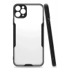 Mey İthalat®   iPhone 11 Pro Max Kılıf Platin Silikon - Siyah
