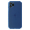 Mey İthalat®   iPhone 11 Pro Max Kılıf PP Ultra İnce Kapak - Mavi