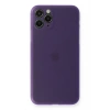 Mey İthalat®   iPhone 11 Pro Max Kılıf PP Ultra İnce Kapak - Mor