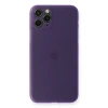 Mey İthalat®   iPhone 11 Pro Max Kılıf PP Ultra İnce Kapak - Mor