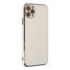 Mey İthalat®   iPhone 11 Pro Max Kılıf Volet Silikon - Beyaz