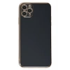 Mey İthalat®   iPhone 11 Pro Max Kılıf Volet Silikon - Siyah