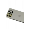 Mey İthalat®   iPhone 11 Pro Max Rainbow Kamera Lens Koruma Cam - Gold