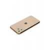 Mey İthalat®   iPhone 11 Pro Renkli Kamera Lens Koruma Cam - Sarı-Turuncu