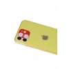 Mey İthalat®   iPhone 11 Rainbow Kamera Lens Koruma Cam - Kırmızı