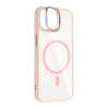 Mey İthalat®   iPhone 11 Remim Lensli Magsafe Standlı Kapak - Pembe