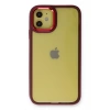 Mey İthalat®   iPhone 12 Kılıf Dora Kapak - Kırmızı
