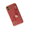 Mey İthalat®   iPhone 12 Kılıf Esila Silikon - Kırmızı