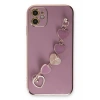 Mey İthalat®   iPhone 12 Kılıf Esila Silikon - Mor