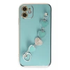 Mey İthalat®   iPhone 12 Kılıf Esila Silikon - Su Yeşili
