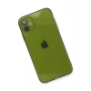Mey İthalat®   iPhone 12 Kılıf Fly Lens Silikon - Yeşil