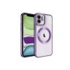 Mey İthalat®   iPhone 12 Kılıf Kross Magneticsafe Kapak - Mor