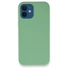 Mey İthalat®   iPhone 12 Kılıf Lansman Legant Silikon - Yeşil