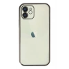 Mey İthalat®   iPhone 12 Kılıf  Lensli Silikon - Siyah