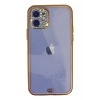 Mey İthalat®   iPhone 12 Kılıf Liva Taşlı Silikon - Pembe