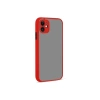 Mey İthalat®   iPhone 12 Kılıf Montreal Silikon Kapak - Kırmızı