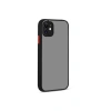 Mey İthalat®   iPhone 12 Kılıf Montreal Silikon Kapak - Siyah