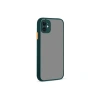 Mey İthalat®   iPhone 12 Kılıf Montreal Silikon Kapak - Yeşil