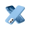 Mey İthalat®   iPhone 12 Kılıf Nano içi Kadife Silikon - Mavi