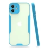 Mey İthalat®   iPhone 12 Kılıf Platin Silikon - Mavi