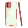Mey İthalat®   iPhone 12 Kılıf Platin Silikon - Pembe