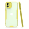 Mey İthalat®   iPhone 12 Kılıf Platin Silikon - Sarı
