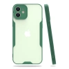 Mey İthalat®   iPhone 12 Kılıf Platin Silikon - Yeşil