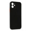 Mey İthalat®   iPhone 12 Kılıf PP Ultra İnce Kapak - Siyah