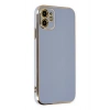 Mey İthalat®   iPhone 12 Kılıf Volet Silikon - Mavi