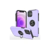 Mey İthalat®   iPhone 12 Mini Kılıf Elit Yüzüklü Kapak - Mor