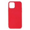 Mey İthalat®   iPhone 12 Mini Kılıf First Silikon - Kırmızı