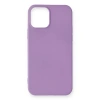 Mey İthalat®   iPhone 12 Mini Kılıf First Silikon - Lila