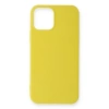 Mey İthalat®   iPhone 12 Mini Kılıf First Silikon - Sarı