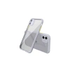 Mey İthalat®   iPhone 12 Mini Kılıf Miami Şeffaf Silikon - Lila