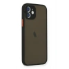 Mey İthalat®   iPhone 12 Mini Kılıf Montreal Silikon Kapak - Siyah