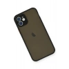 Mey İthalat®   iPhone 12 Mini Kılıf Montreal Silikon Kapak - Siyah