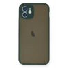 Mey İthalat®   iPhone 12 Mini Kılıf Montreal Silikon Kapak - Yeşil